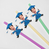 Custom Funny Face Class of 2026 Graduation Decoration Colorful Straws TH10 169129