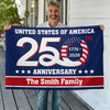 United States of America 1776-2026 250th Anniversary - USA Semiquincentennial Patriotic Outdoor House Flag CH07 910186