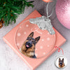 Custom Photo Dog Metal Top Glass Ornament For Christmas TH10 894881