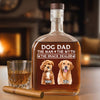 The Man The Myth The Snack Dealer Custom Photo Dog Dad Whiskey Bottle CH07 895964
