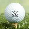Personalized Dad Est Golf Ball Stamp Box Father's Day Gift for Golfer, Golf Ball Marker HA75 921106