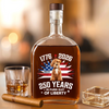 Custom Photo 250 Years In Purr-suit Of Liberty Vintage Dog Whiskey Bottle HO82 901242