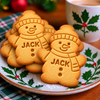 Personalized Name Snowman Family Cookie Stamp, Holiday Baker Gift HO82 904132