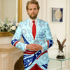 Personalized USA 250th Anniversary 1776-2026 Men's Suit CH07 911030