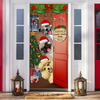 Custom Santa Photo Welcome To Our House Decoration Door Cover LM32 895675