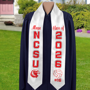 Personalized Senior Graduation Stole – Custom Graduation Sash Gift LM32 897705