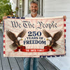 Personalized Family Name 250 Years Of Freedom House Flag TH10 898913