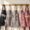 Personalized Cooking and Painting Apron With Pocket - Family Aprons, Birthday Gift HO82 904292