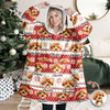 Custom Photo Have A Pawsome Christmas - Dog & Cat Hoodie Blanket HA75 898294