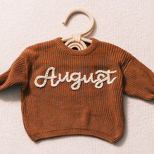 Custom Name Personalized Embroidered Baby Sweater A Treasured Gift to Your Little One HA75 898276