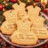 Personalized Family Name Christmas Cookie Cutter and Stamp, Personalized Holiday Baking Gift CH07 181068