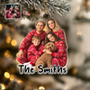 Custom Family Photo And Name Acrylic Ornament For Christmas Tree TH10 171229