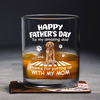 Custom Dog Happy Father’s Day To Our Amazing Dad Whiskey Glass Gift For Dog Dad HO82 902508