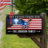 Custom Name One Nation Under God - 250 Years Of Freedom Patriotic Mailbox Cover HO82 901036