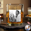 Custom Photo Best Dad Ever Whiskey Glass - Gift for Father’s Day CH07 911352