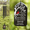 Personalized Cardinal Memorial Wind Chimes Sympathy Gifts LM32 893985