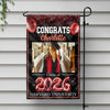 Custom Photo Congrats 2026 Multicolor Glitter Balloon Graduation Garden Flag HA75 920460