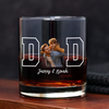 Custom Photo Dad & Kid Whiskey Glass - Personalized Father’s Day Gift CH07 911478