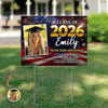 Custom Photo Class Of 2026 Graduating in America's 250th Anniversary Yard Sign CH07 895466