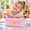 Custom Name Embroidered Seersucker Pencil Case, Back to School Gift, School Organizer LM32 669655