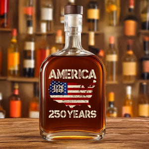 250 Years America Anniversary 250th Independence Day Whiskey Bottle HA75 897360