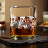Custom Photo Best Dad Ever Whiskey Glass Father's Day Gift HA75 921284