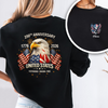 Custom Name 250th Anniversary United States 1776–2026 Eagle Back & Front Dark Shirt HO82 902106