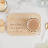 Personalized Mum's Tea & Biscuits Wooden Tray - Gift For Mom, Mother's Day Gift HO82 901748