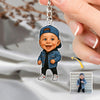 Custom Cartoon Photo Acrylic Keychain Decor Gift For Family CH07 895782