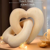 Personalized Names Infinity Heart Sculpture - Romantic Couple Keepsake, Anniversary Present for Him Her HO82 901356