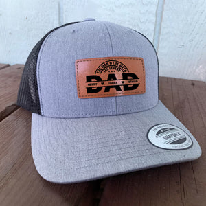 Personalized The Man The Myth The Legend Cool Dad Leather Patch LM32 893621