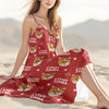 Custom Photo and Name I Love My Cats V-Neck Cami Maxi Dress HA75 892148