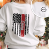 Custom Name America Flag Back & Front White Shirt TH10 898907