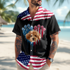 Custom Dog Photo 4th July Hawaii Shirt TH10 892665