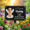 Custom Photo Dog Loss Memorial Garden Stake CH07 895402