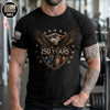 USA 250th Anniversary Eagle 250 Years 1776-2026 Short Sleeve Print Shirt LM32 669351