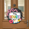 Custom Teacher Name Door Sign – Personalized Classroom Welcome Decor for Teachers TH10 170313