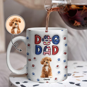 Custom Photo My Lovely Dog - Personalized 3D Inflated Effect Mug LM32 893935