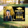Custom Photo Class of 2026 Yard Sign Graduation Party Decor CH07 899930