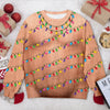 Custom Funny Body Naughty Christmas Light AOP Ugly Sweater - Personalized Christmas Gift For Husband, Son, Grandpa, Dad HA75 919158