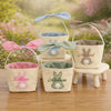 Personalized Name Bunny Rabbit Basket Embroidered Easter Basket Easter Gift for Kid HA75 920802