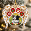 Custom Pet Photo Christmas Memorial Acrylic Ornament Gifts For Dog And Cat Lovers TH10 171605