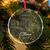 Custom Car Photo Christmas Engraved Glass Ornament TH10 894333