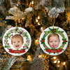 Customize Kid Face Ceramic Ornament For Christmas HO82 903746