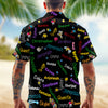 Personalized Papa Kids Name Word Art Hawaii Shirt - Gift For Dad, Father's Day HO82 902482