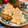Custom Family Name Christmas Tree Shaped Cookie Stamp HO82 904166