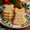 Personalized Christmas Bell Cookie Cutter and Stamp, Personalized Holiday Baking Gift CH07 181148