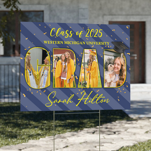 Custom Photo On Graduation Yard Sign TH10 892475