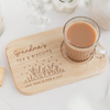 Personalized Mum's Tea & Biscuits Wooden Tray - Gift For Mom, Mother's Day Gift HO82 901748