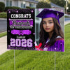 Custom Photo Congrats Class of 2026 Graduation Yard Sign CH07 910734